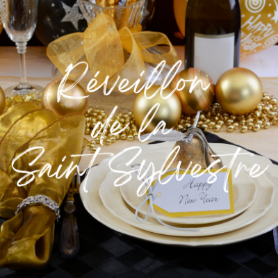 Réveillon de la Saint sylvestre avec diner dans notre restaurant - SANS ANIMATION